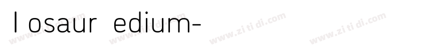 DINosaur Medium字体转换